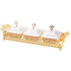 Homeworks Square Candy Dish (Gold)