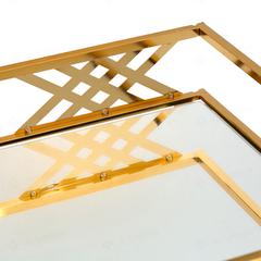 Homeworks Mirror Tray (41.7 x 29 cm, Gold)