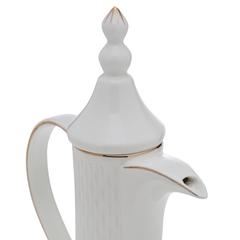 Homeworks Teapot With Warmer (Set of 2, White)