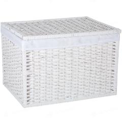 صندوق تخزين ويلكو من خشب الصفصاف (42 × 59 × 40 سم)