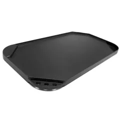 Grill Pro Non-Stick Cast Aluminum Griddle, 91652 (28 x 50 x 2.5 cm, Black)