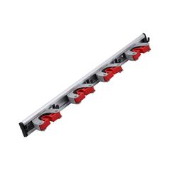 Royalford Mop & Broom Holder W/4 Holes & 5 Hooks, RF10672