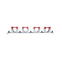Royalford Mop & Broom Holder W/4 Holes & 5 Hooks, RF10672