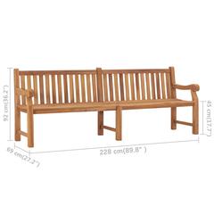 Teak garden deals bench