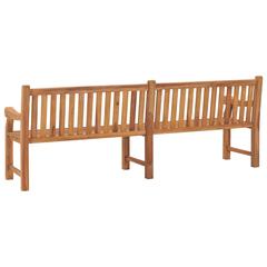 3-Seater Teak Wood Garden Bench vidaXL