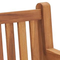 3-Seater Teak Wood Garden Bench vidaXL