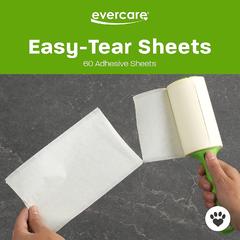 Evercare 60 Layer Lint & Pet Hair Removable Travel Roller Pack (2 Pc.)