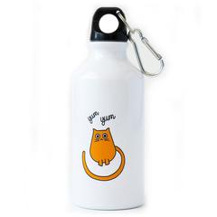 Milk&Moo Tombish Cat Aluminium Kids Water Bottle (400 ml)