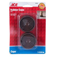 ACE 55929 Bumper Plastic Cups (4.4 cm, Pack of 4, Brown)