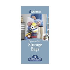 Whitmor Spacemaker Jumbo Storage Bag Pack (4 Pc.)