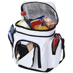 Anemoss Polyester Linen Thermal Lunch Bag (25.4 x 12.7 x 17.78 cm)