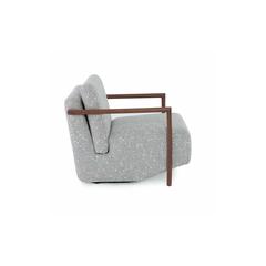 Pan Emirates Feller Fabric & Wood Accent Chair (73 x 95 x 80 cm)