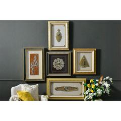 PAN Emirates Islamic Allah Shadow Box Wall Art (90 x 56 cm, Gold)