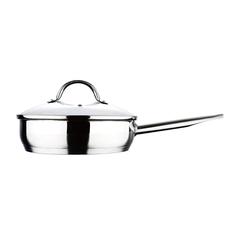 Bergner Gourmet Induction Stainless Steel Frypan W/Glass Lid (26 cm)