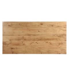 Pan Emirates Althea 6 Seater Dining Table Solid Wood (Natural & Black)