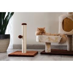 Pan Emirates Pawsome MDF & Fabric Cat Scratching Post (30 x 30 x 40 cm)