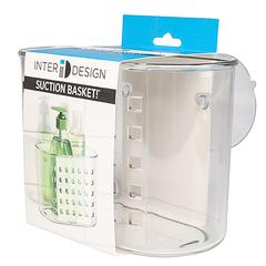 Interdesign Suction Mini Shower Basket (18.8 x 15.5  x 9.7 cm, Clear)