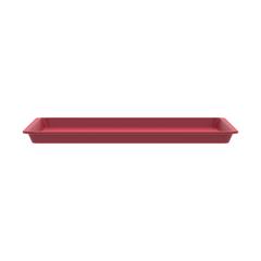 Cosmoplast Small Serving Tray (Dark Red, 41 x 30 x 2 cm)
