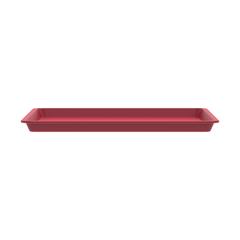 Cosmoplast Small Serving Tray (Dark Red, 41 x 30 x 2 cm)