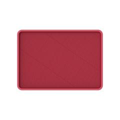 Cosmoplast Small Serving Tray (Dark Red, 41 x 30 x 2 cm)