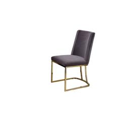 Pan Emirates Topsy Velvet & Metal Dining Chair (50 x 62 x 87 cm)