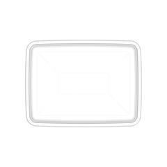 Cosmoplast Multipurpose Universal Small Tray (Transparent, 27 x 22 x 5 cm)