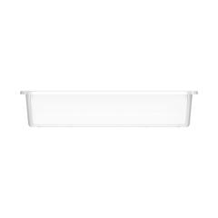 Cosmoplast Multipurpose Universal Small Tray (Transparent, 27 x 22 x 5 cm)