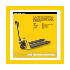 Stanley Pallet Truck W/Scale, SXWTI-CPT-SCALE1 (2 Ton Lifting Capacity)