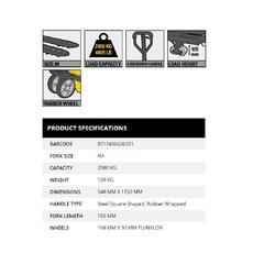 Stanley Pallet Truck W/Scale, SXWTI-CPT-SCALE1 (2 Ton Lifting Capacity)