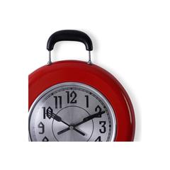 Pan Emirates Gusto Kitchen Wall Clock (26 x 6 x 35 cm, Red)