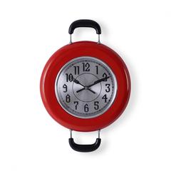 Pan Emirates Gusto Kitchen Wall Clock (26 x 6 x 35 cm, Red)