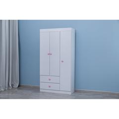 Pan Emirates Carriage MDF 3-Door Kids Wardrobe (105 x 41 x 199 cm)