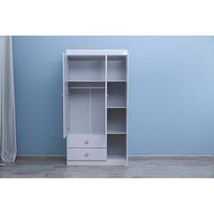 Pan Emirates Carriage MDF 3-Door Kids Wardrobe (105 x 41 x 199 cm)