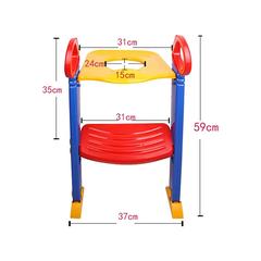 سلم مرحاض للأطفال من الأكريليك ميلانو