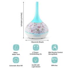 Danube Home Electric Aroma Diffuser (300 ml, 24 x 15 cm)