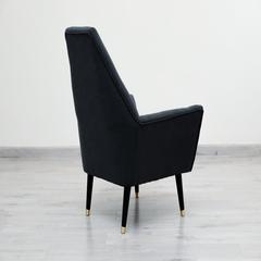 Pan Emirates Patia Fabric & Wood Accent Chair (86 x 86 x 93 cm)