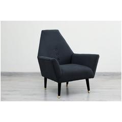 Pan Emirates Patia Fabric & Wood Accent Chair (86 x 86 x 93 cm)