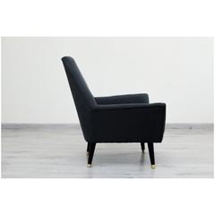 Pan Emirates Patia Fabric & Wood Accent Chair (86 x 86 x 93 cm)