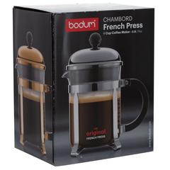 Bodum Chambord French Press Coffee Maker (500 ml, Silver)