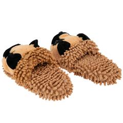 Aroma Home Fun For Feet Fuzzy Slippers (Pug)