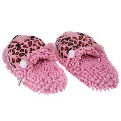 Aroma Home Fun For Feet Fuzzy Slippers (Leopard, 27 cm)