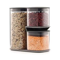 Joseph Joseph Podium Storage Jar Set (3 pcs, Clear)
