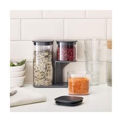 Joseph Joseph Podium Storage Jar Set (3 pcs, Clear)