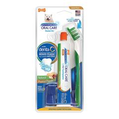 Nylabone Advanced Oral Care Natural Dog Dental Kit (74 ml)