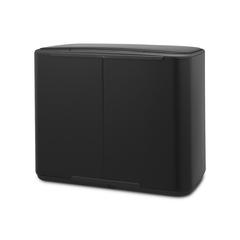 Brabantia Bo Stainless Steel Pedal Bin (11+23 L, Matt Black)