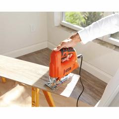 Black+Decker Single Speed Compact Corded Jigsaw (400 W)