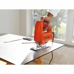 Black+Decker Single Speed Compact Corded Jigsaw (400 W)