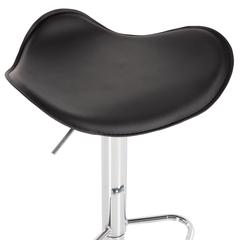 مقعد عالي بدون ظهر من تايجر (47 × 43.5 سم، أسود)