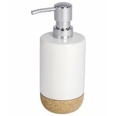 Wenko Soap Dispenser Cork (9 x 7.5 cm, White)