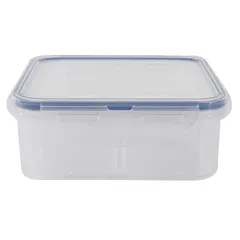 Lock & Lock Square Plastic Food Container W/Divider (870 ml)